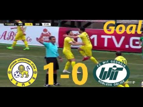 Sioni vs WIT Georgia 1-0 Goal Zviad Sikharulia (Erovnuli Liga Round 4)17/03/2019